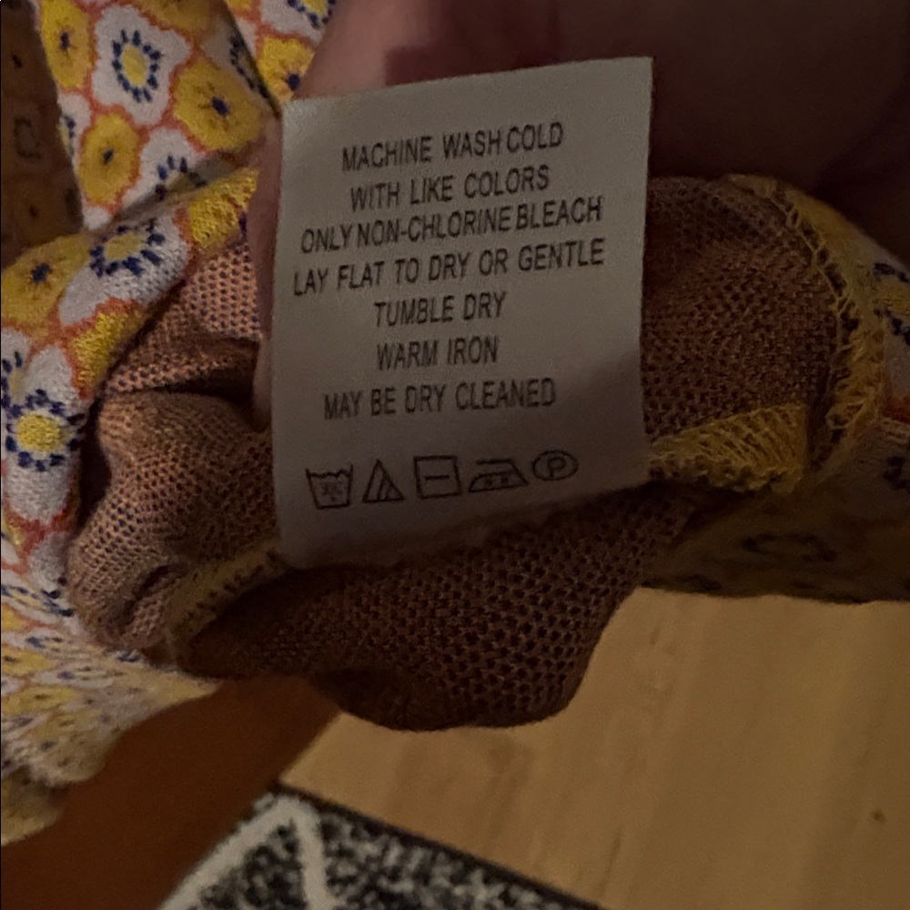 Tyler Boe Yellow and White Geometric Mini Dress - Picture 10 of 10